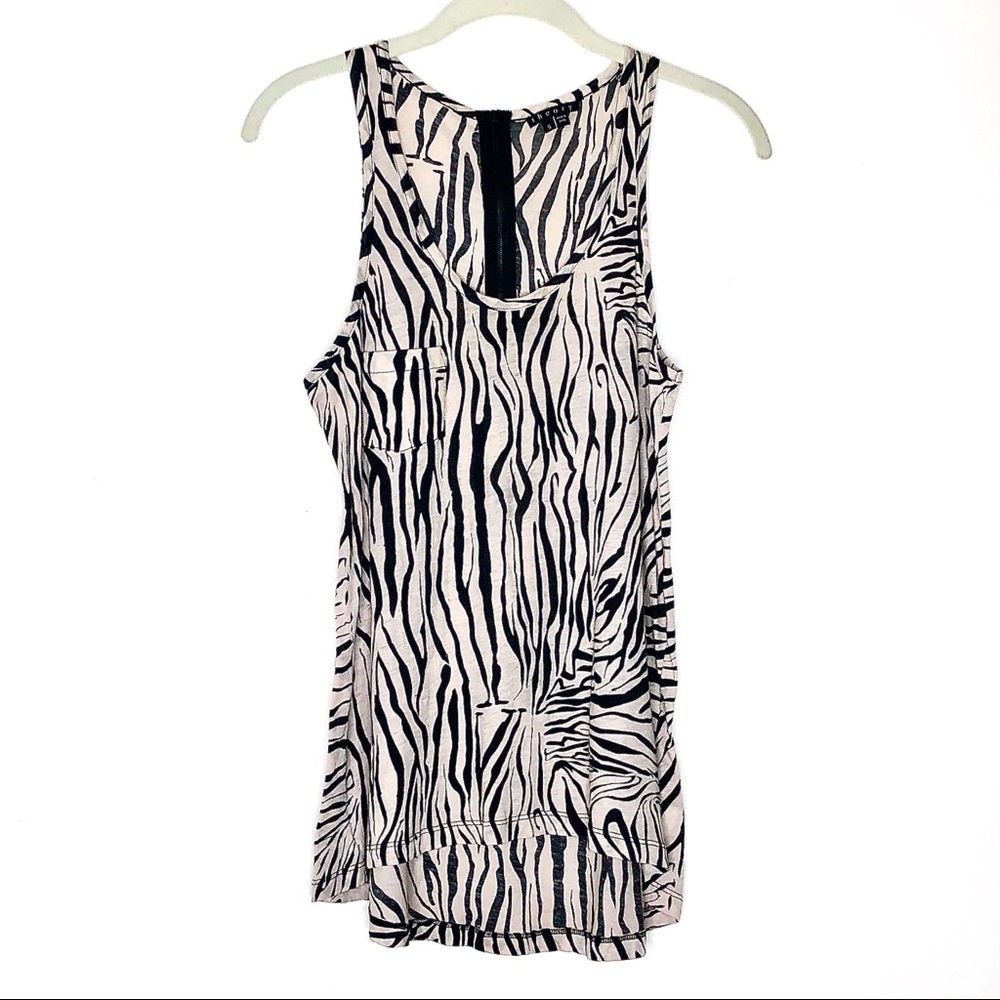 Theory Zebra Print Top
